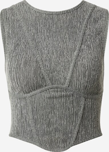 OUT OF ORBIT Top 'Sila' in mottled grey, Item view