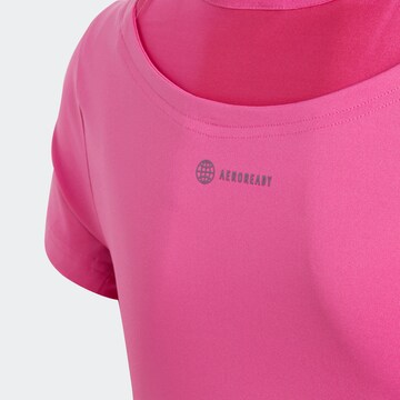 ADIDAS SPORTSWEAR Performance Shirt 'Aeroready' in Pink