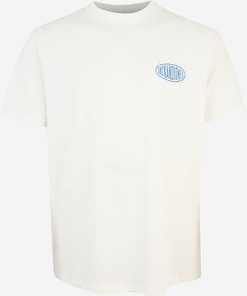 Jack & Jones Plus Футболка 'JJLEGACY' в Белый: спереди