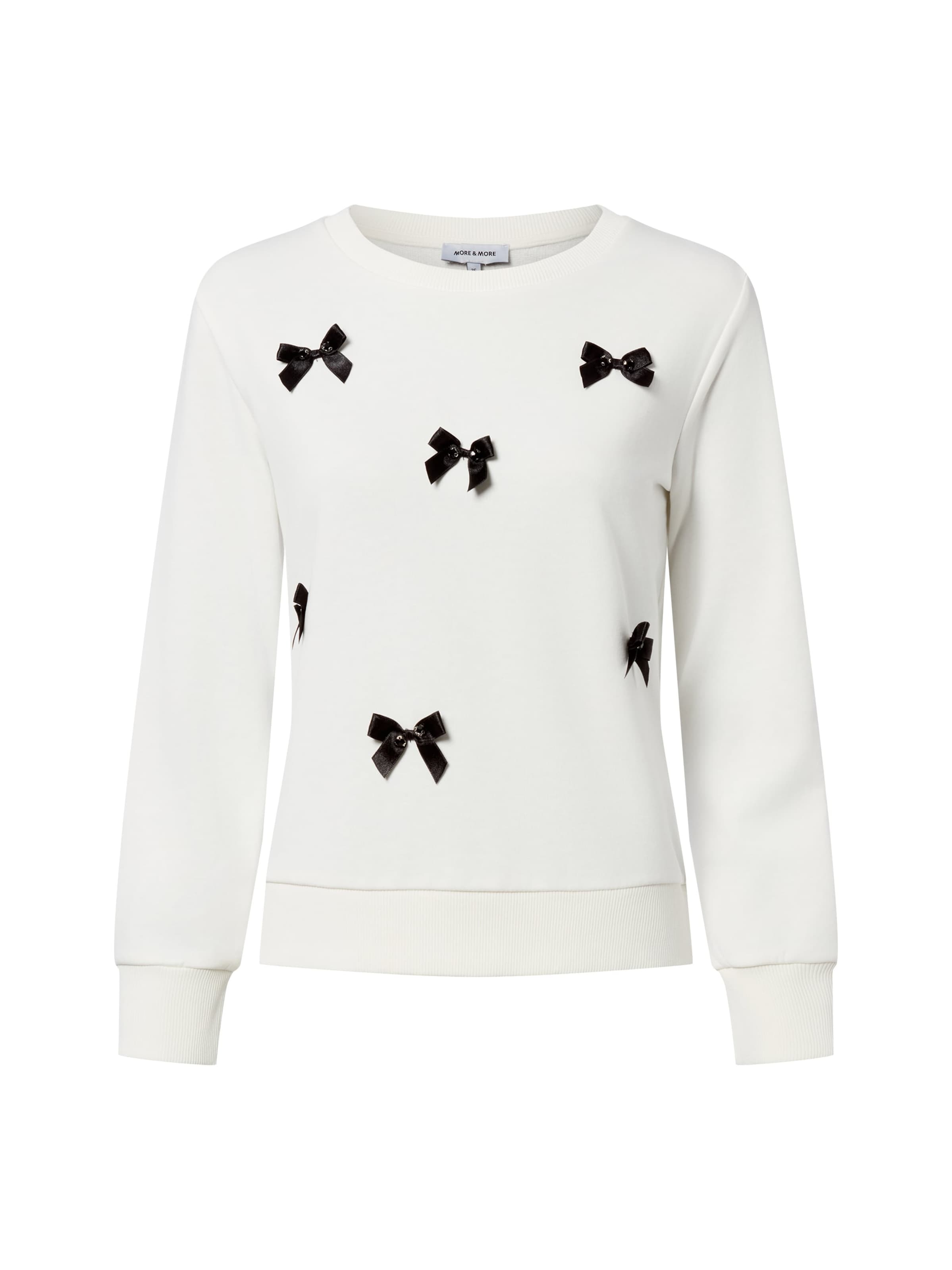 MORE & MORE Mikina - Biela: predná strana