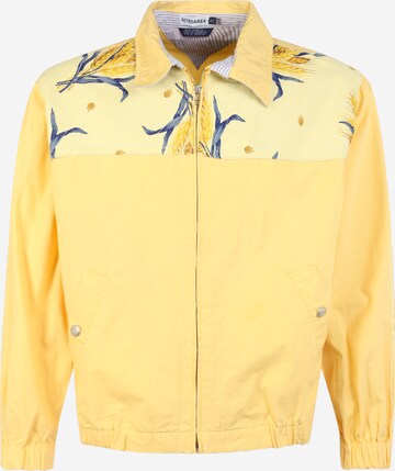 RETROAREA Between-Season Jacket 'Harrington' in Yellow: front