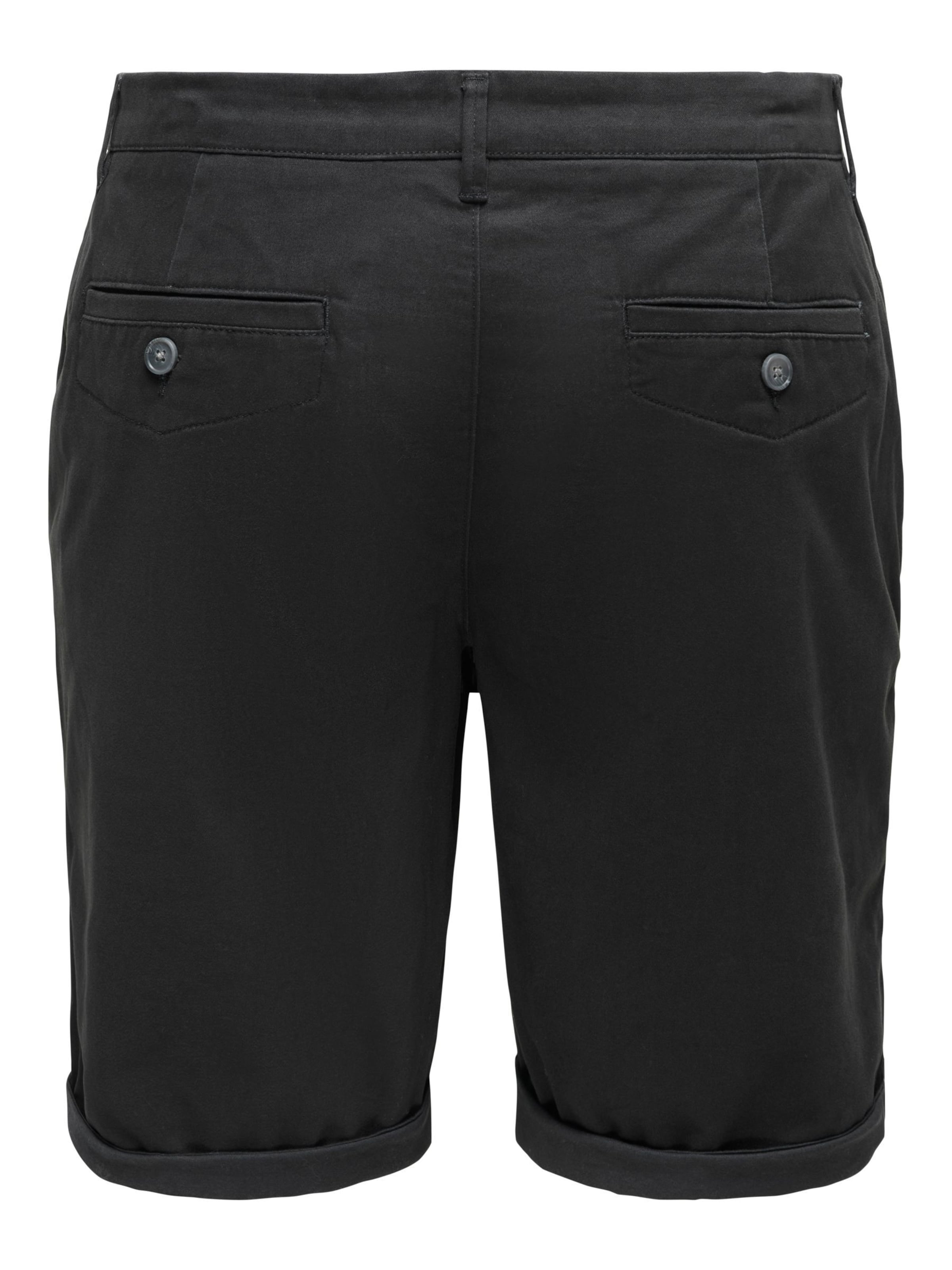 Only & Sons Regular Pants 'ONSSaul' in Black