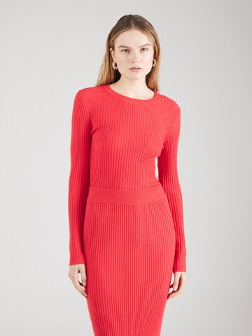 Pull-over 'LUCKY' VERO MODA en rouge : devant