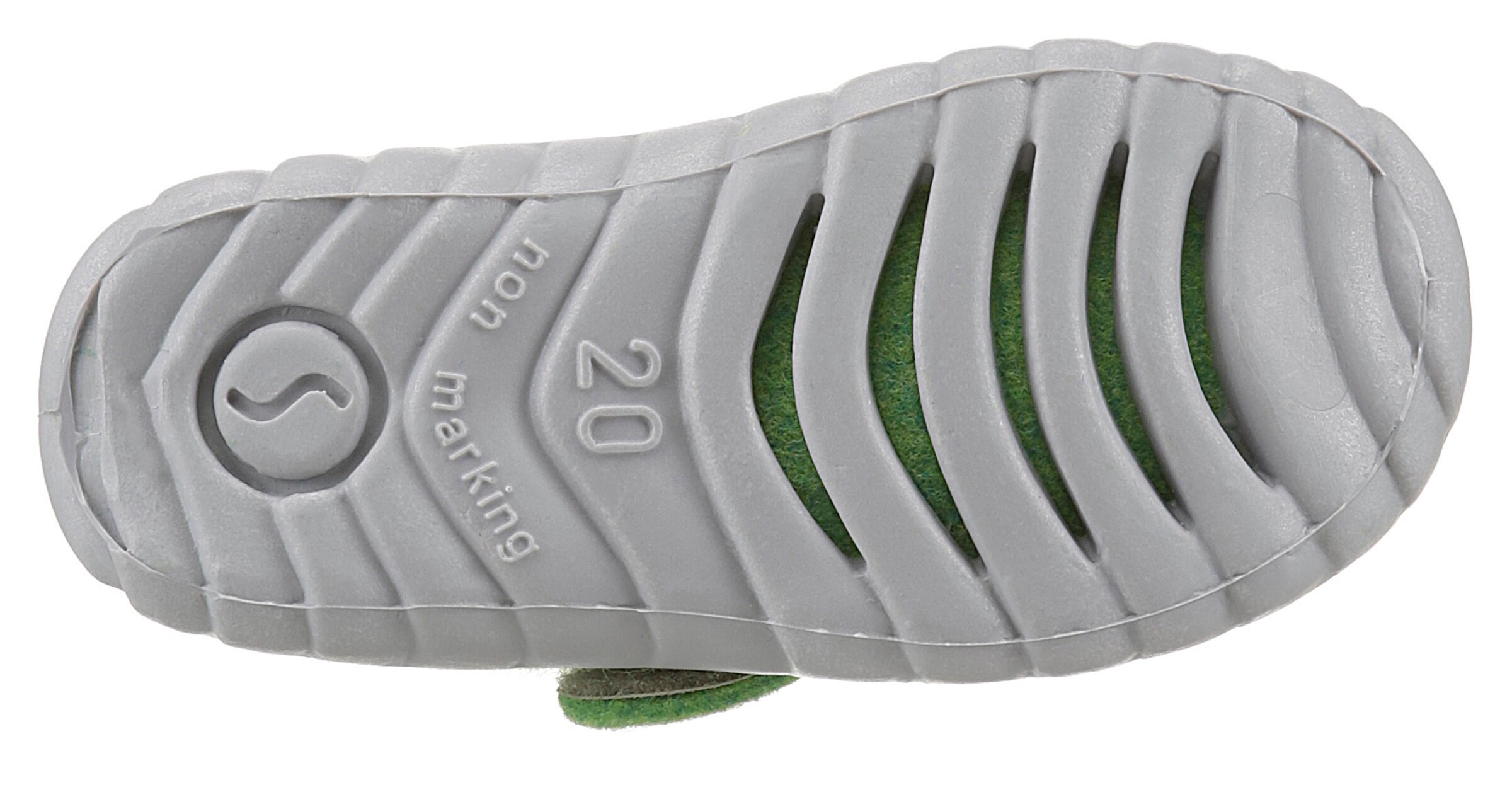 SUPERFIT Slipper 'Happy' in Green