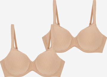 TRIUMPH T-Shirt BH in Beige: Vorderseite