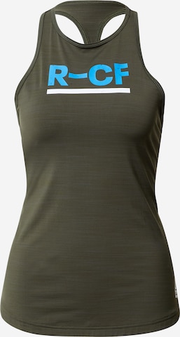 ReebokSportski top - zelena boja: prednji dio