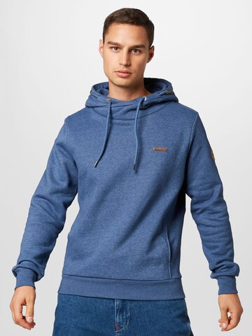 Ragwear Sweatshirt 'NATE' in Blue: front