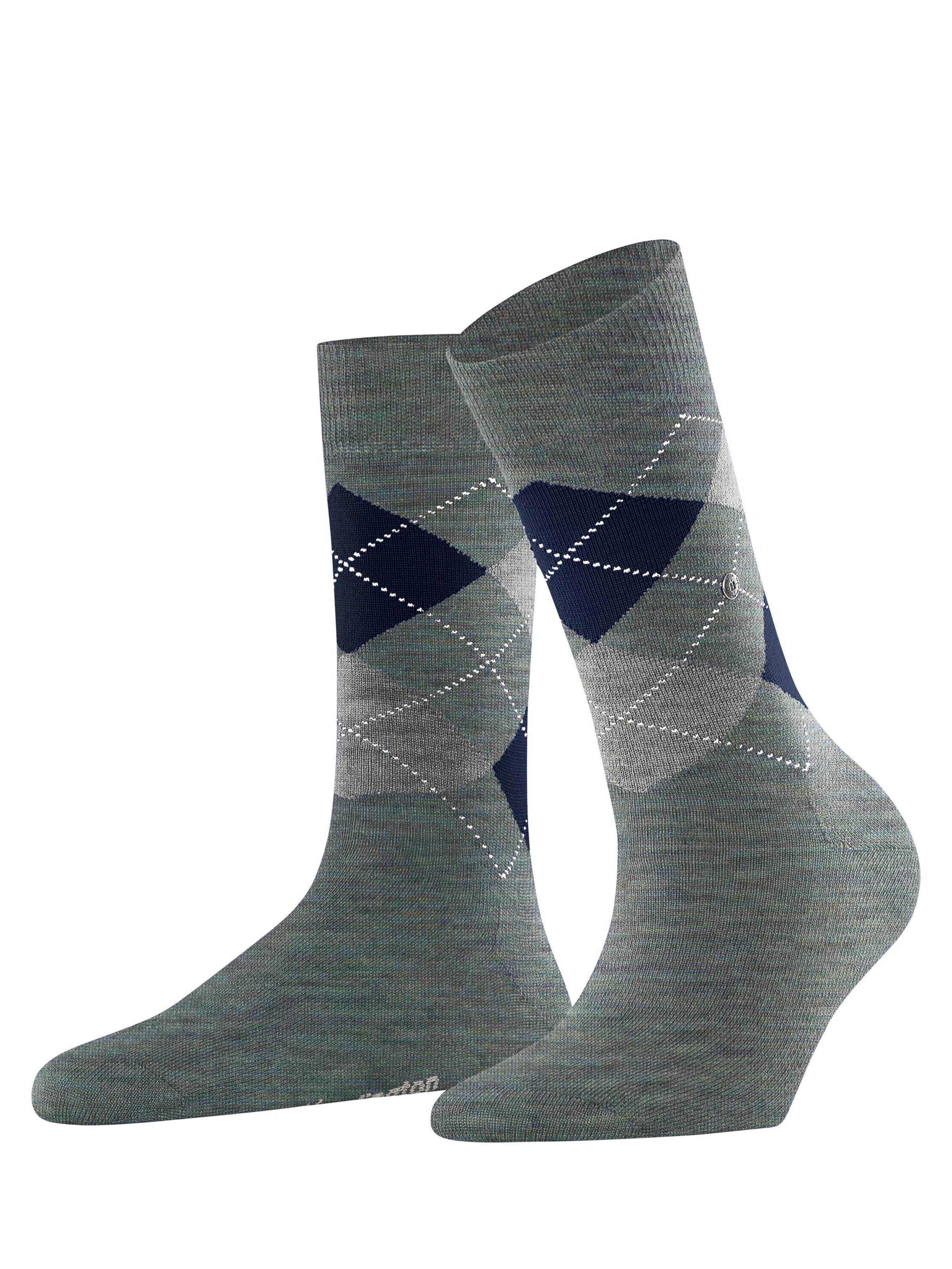 BURLINGTON Socks 'Melange Marylebone' in Grey: front