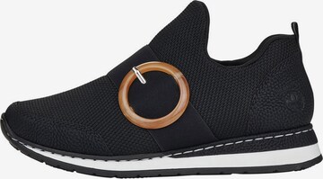 Rieker - Sapatilhas slip-on em preto