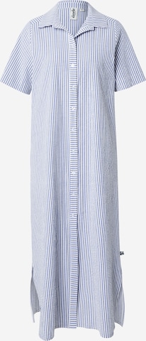 Abito camicia di Danefae in blu: frontale