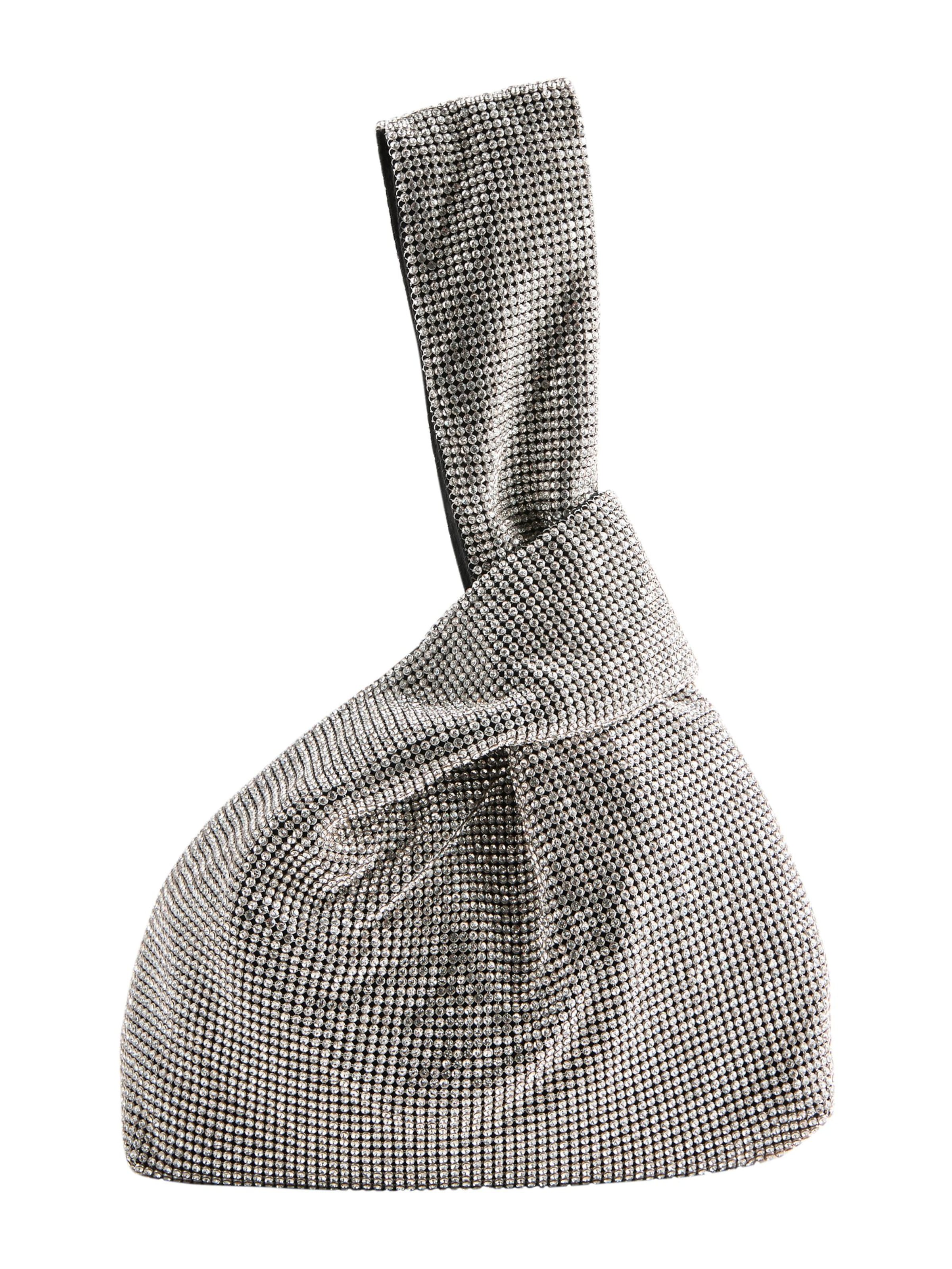Pochette Next en argent : devant