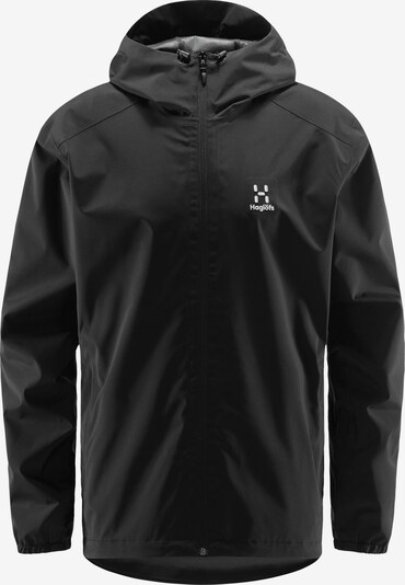 Haglöfs Outdoorjacke 'Buteo' in schwarz / weiß, Produktansicht