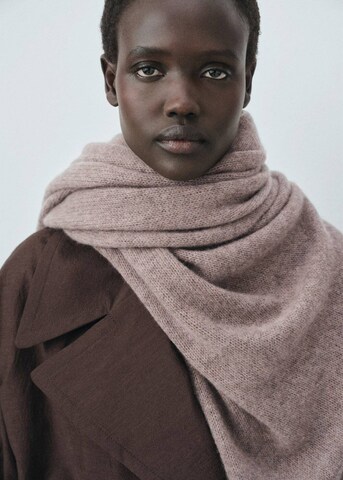 MANGO Schal 'Perla' in Braun