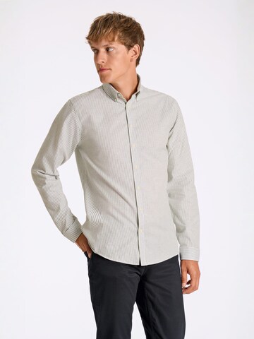 Coupe regular Chemise Lindbergh en vert