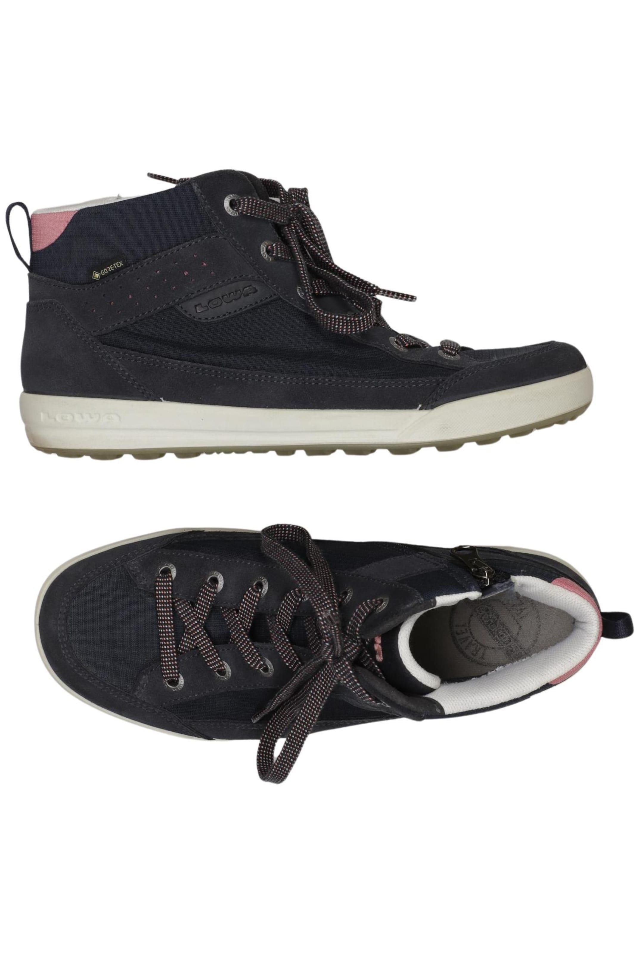 LOWA Dress Boots in 39 in Blue: front