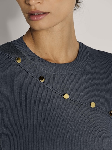 Robes en maille MADELEINE en bleu