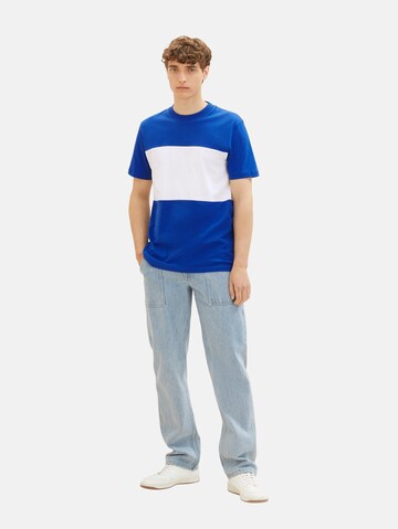 TOM TAILOR DENIM Tričko – modrá