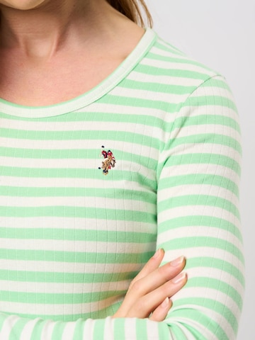 U.S. POLO ASSN. Shirts 'Chanett' i grøn