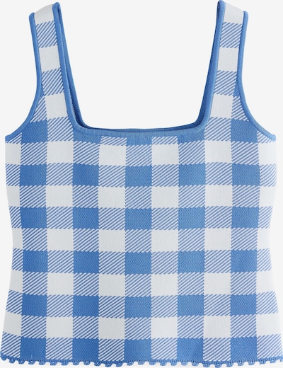 Megzta palaidinė be rankovių iš Next, spalva – mėlyna / balta, Prekių apžvalga