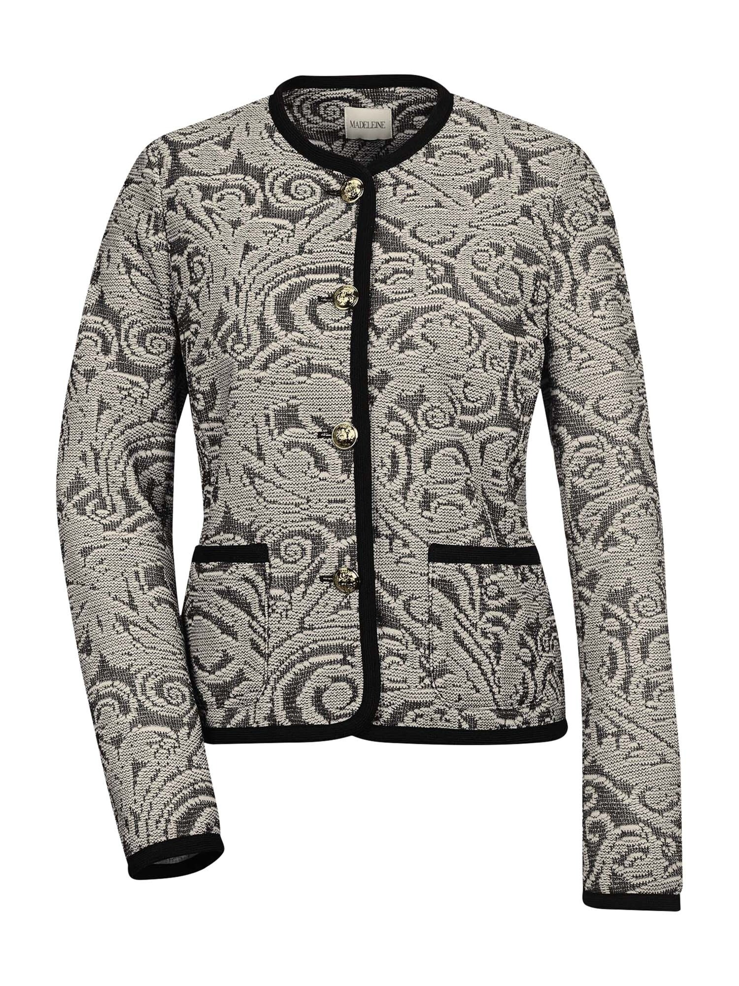 Blazer MADELEINE en noir : devant