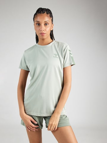 žalia Hummel Sportiniai marškinėliai 'Active'