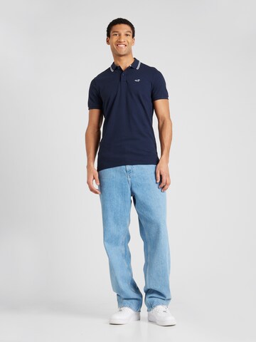 HOLLISTER Poloshirt in Blau