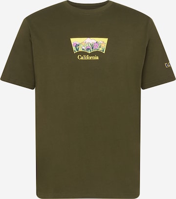 LEVI'S ® Póló 'Relaxed Fit Tee' - zöld: elől