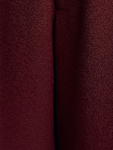 Dilvin Wide leg Broek in Rood