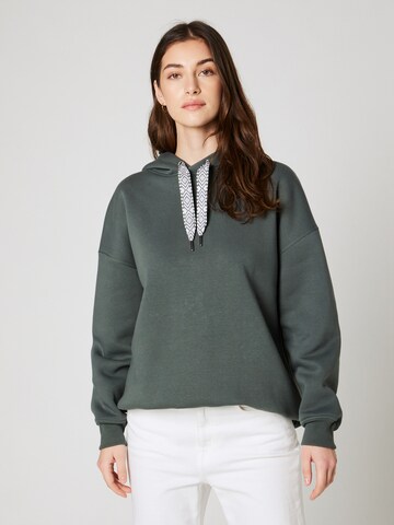 Guido Maria Kretschmer Women Sweatshirt 'Jessica' in Green: front