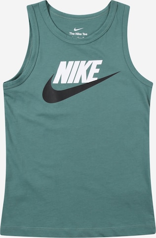 Nike Sportswear Koszulka 'ESSNTL HBR' w kolorze zielony: przód