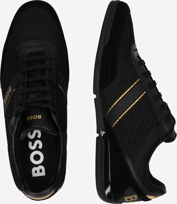 BOSS Black Låg sneaker 'Saturn' i svart