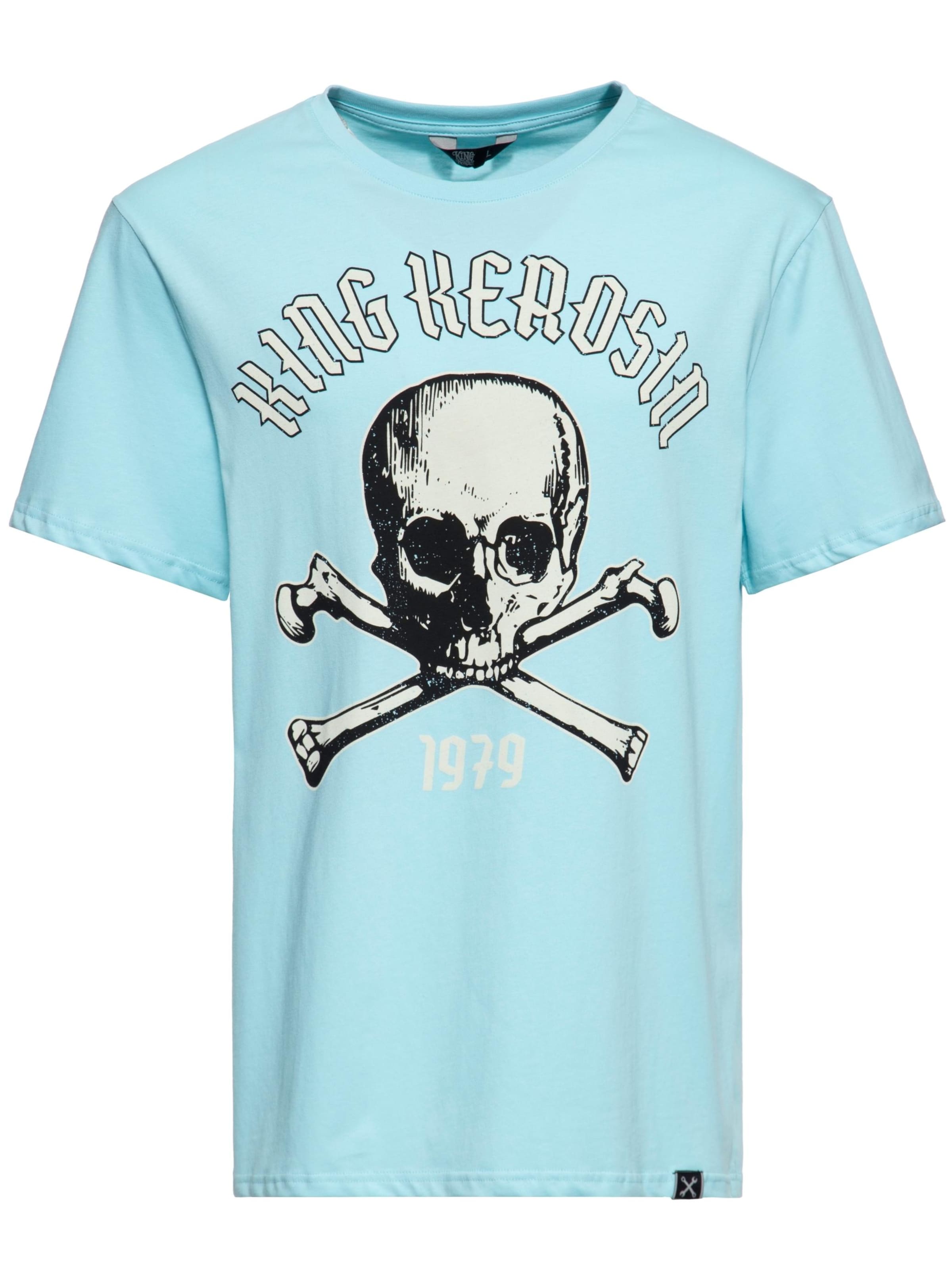 King Kerosin Shirt '1979'‌ in Blau: Vorderseite