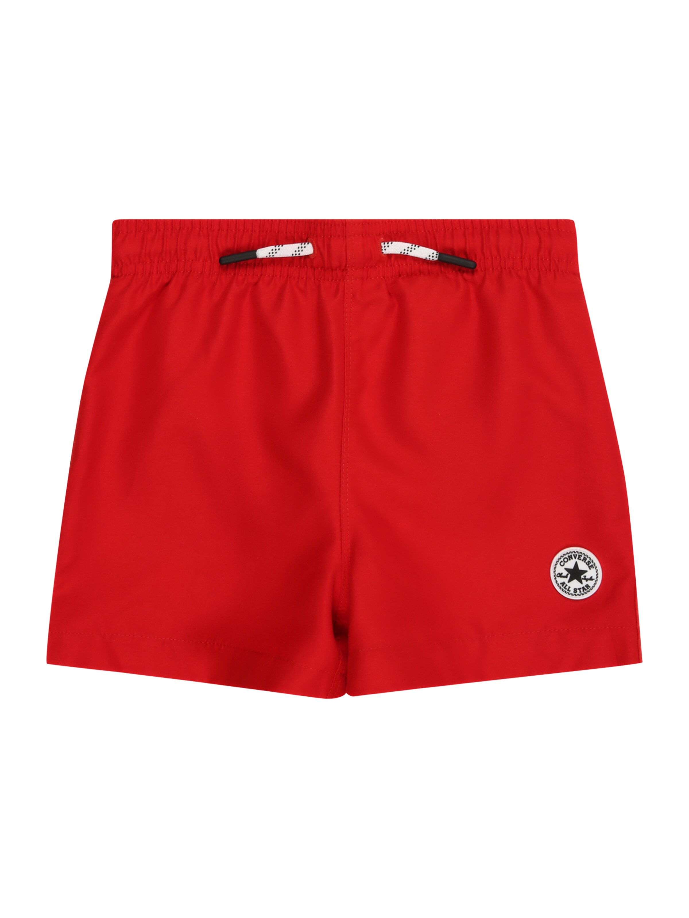 CONVERSE Badeshorts 'CNVB CORE' in Rot: Vorderseite
