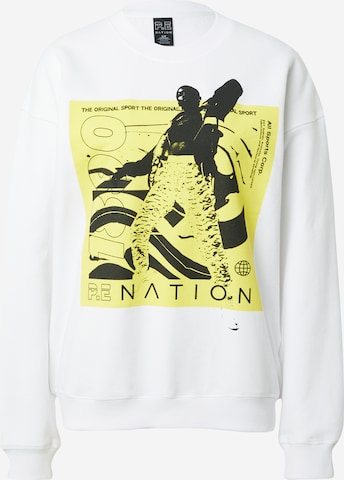 P.E Nation - Sudadera 'UPBEAT' en blanco: frente