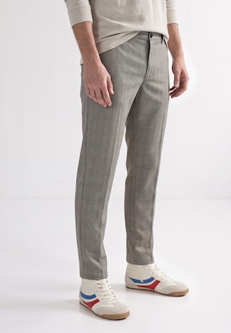 Street One MEN Slimfit Hose in Grau: Vorderseite