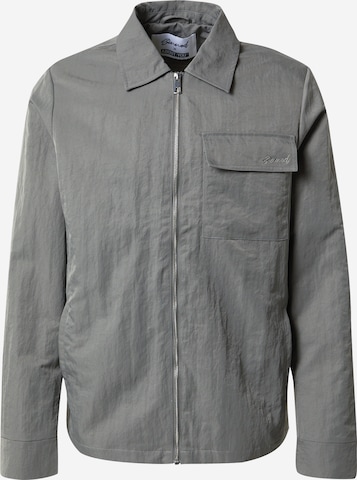 Sinned x ABOUT YOU Between-season jacket 'Leo' in Grey: front