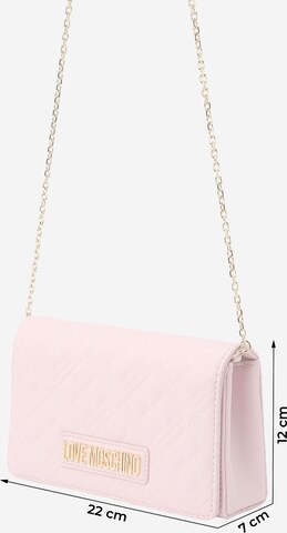 Sac à bandoulière 'SMART DAILY' Love Moschino en rose