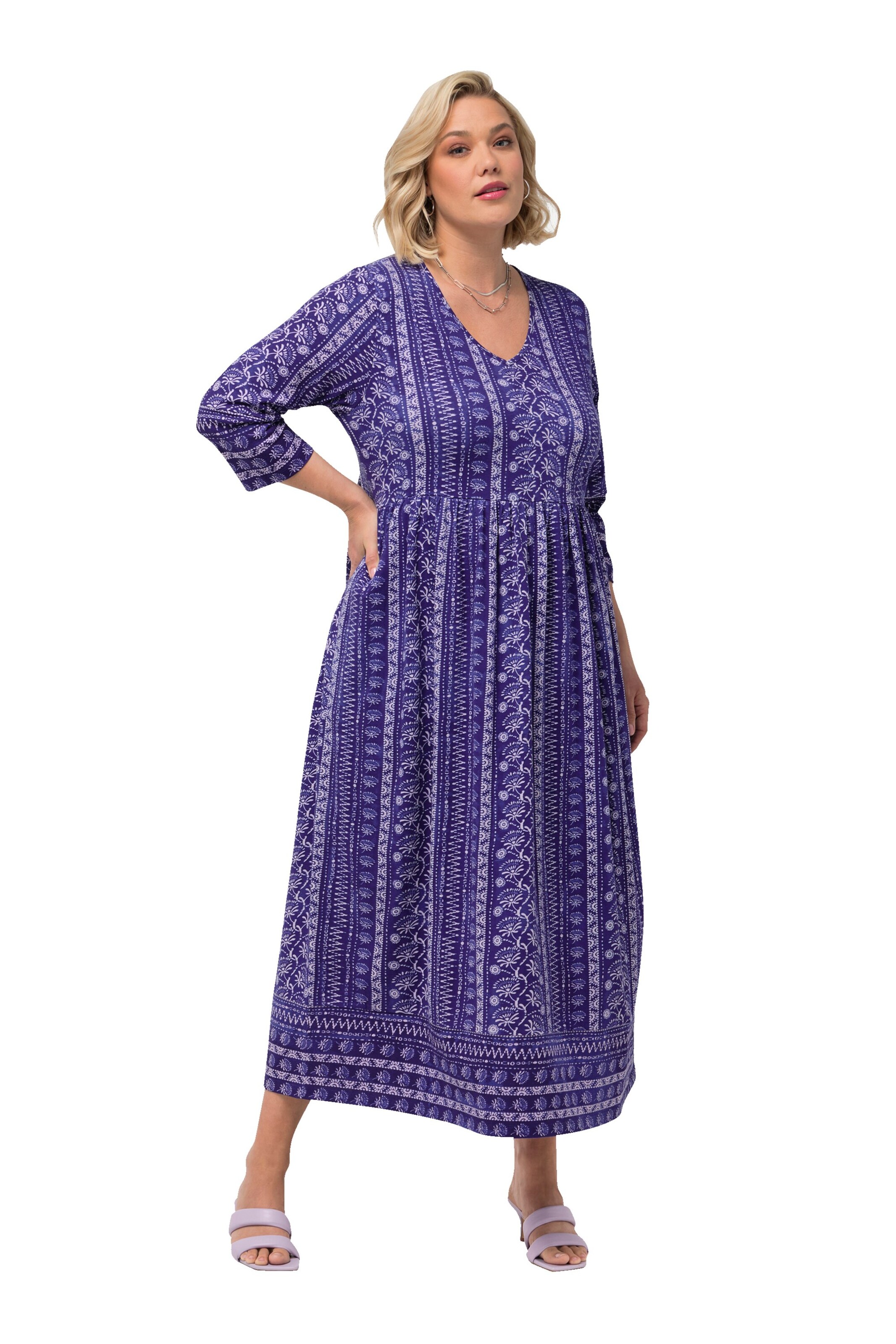 Ulla Popken Kleid in Lila: Vorderseite