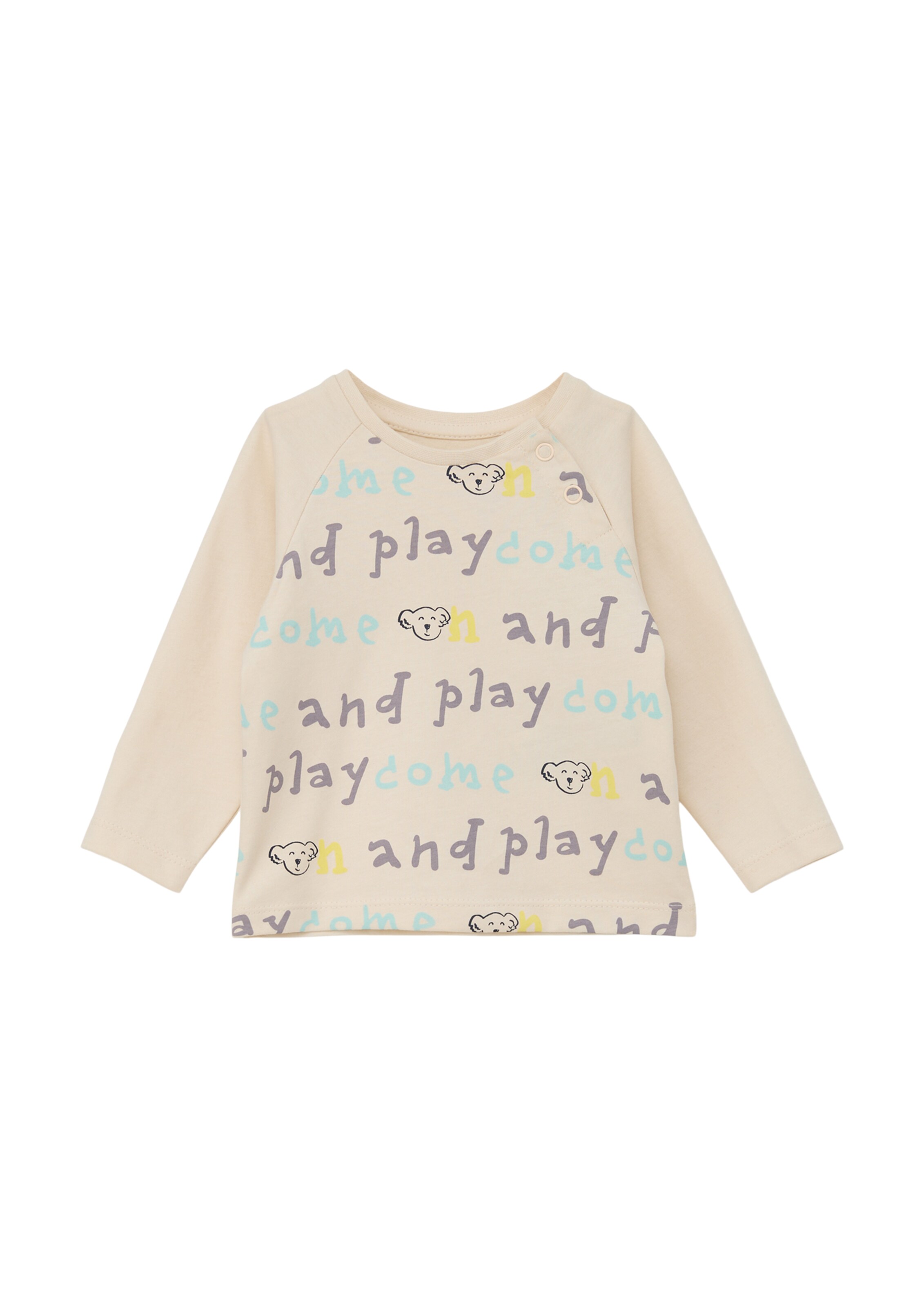 s.Oliver Shirt in Beige: voorkant