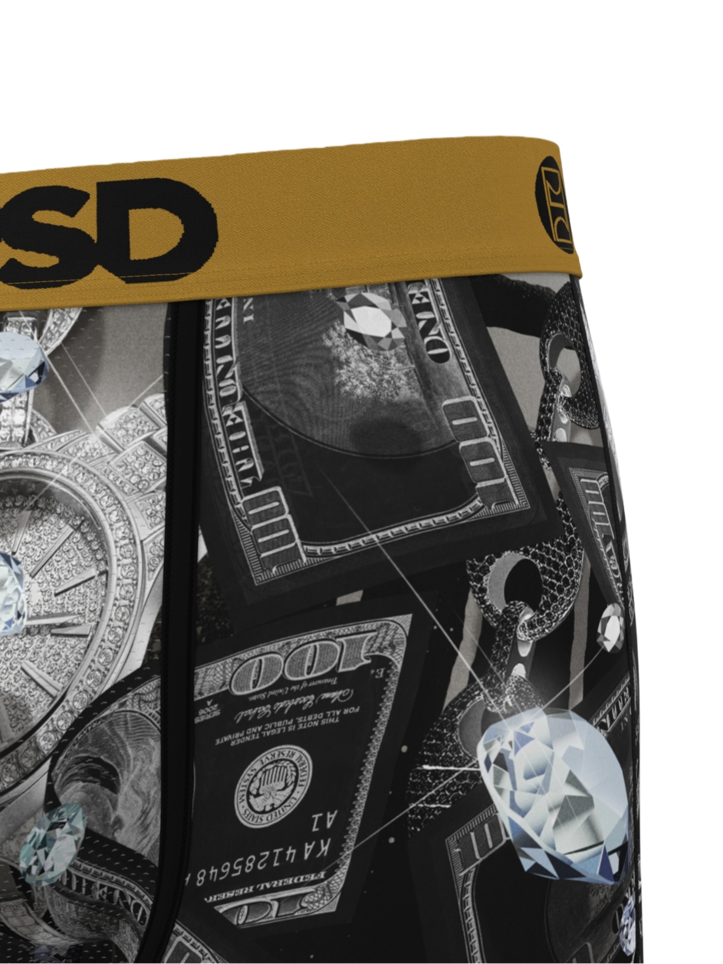 PSD Boxershorts 'SILVER BANDS' in Gemengde kleuren