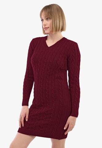 Felix Hardy Knit dress in Red