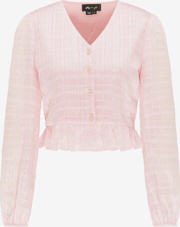 myMo at night Blouse in Pink: front