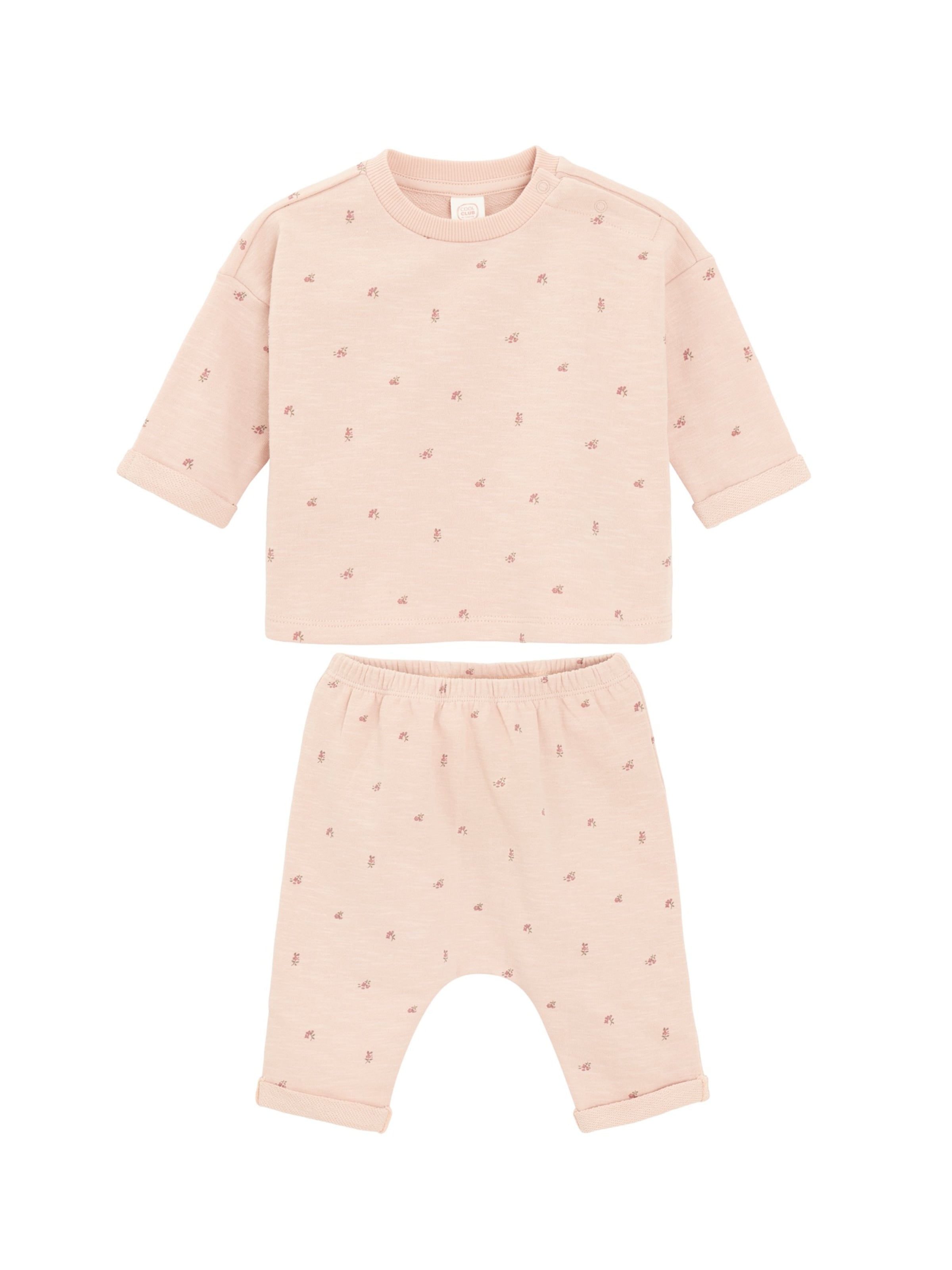 Cool Club Joggingpak in Roze: voorkant