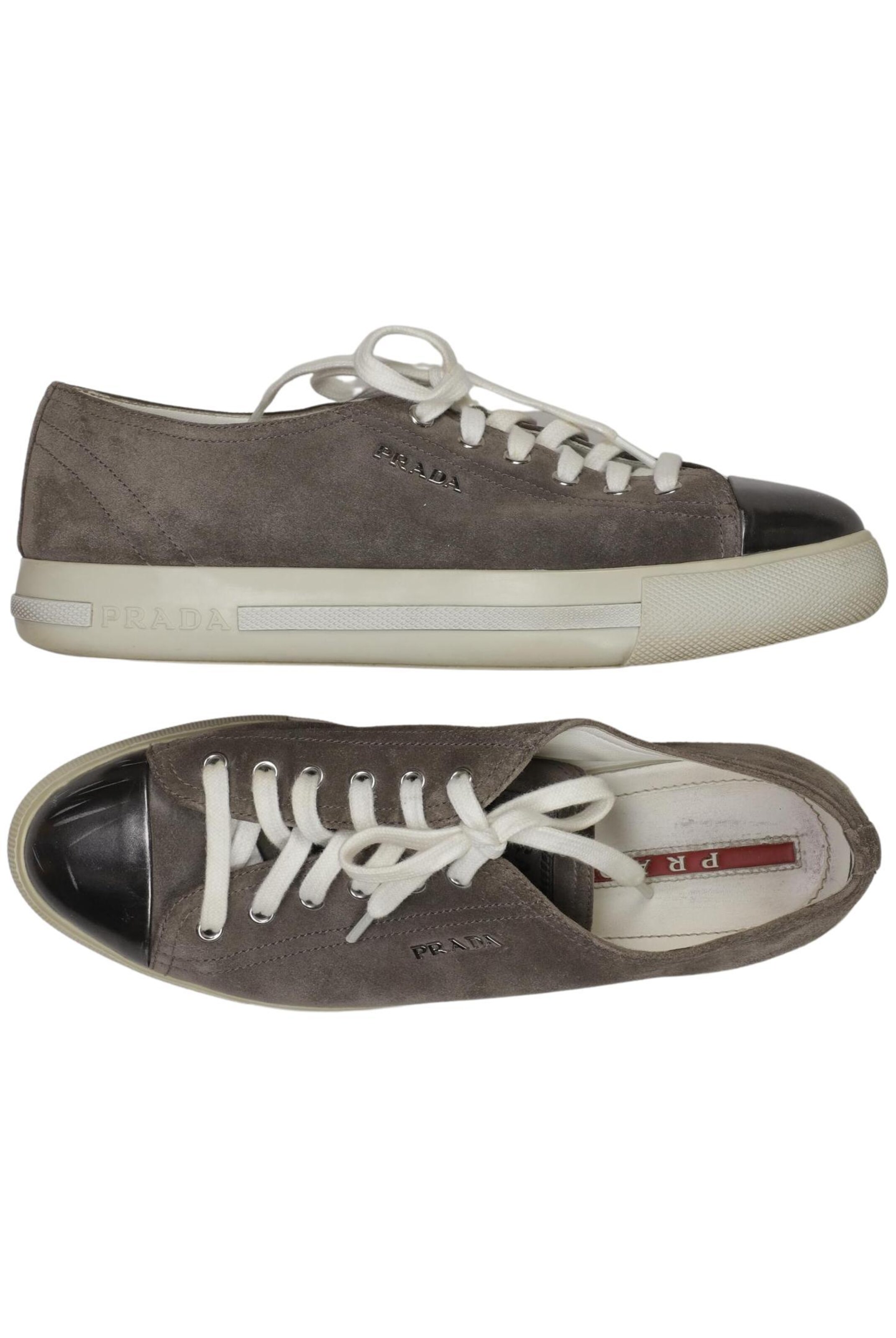 PRADA Sneaker 38 in Grau: Vorderseite