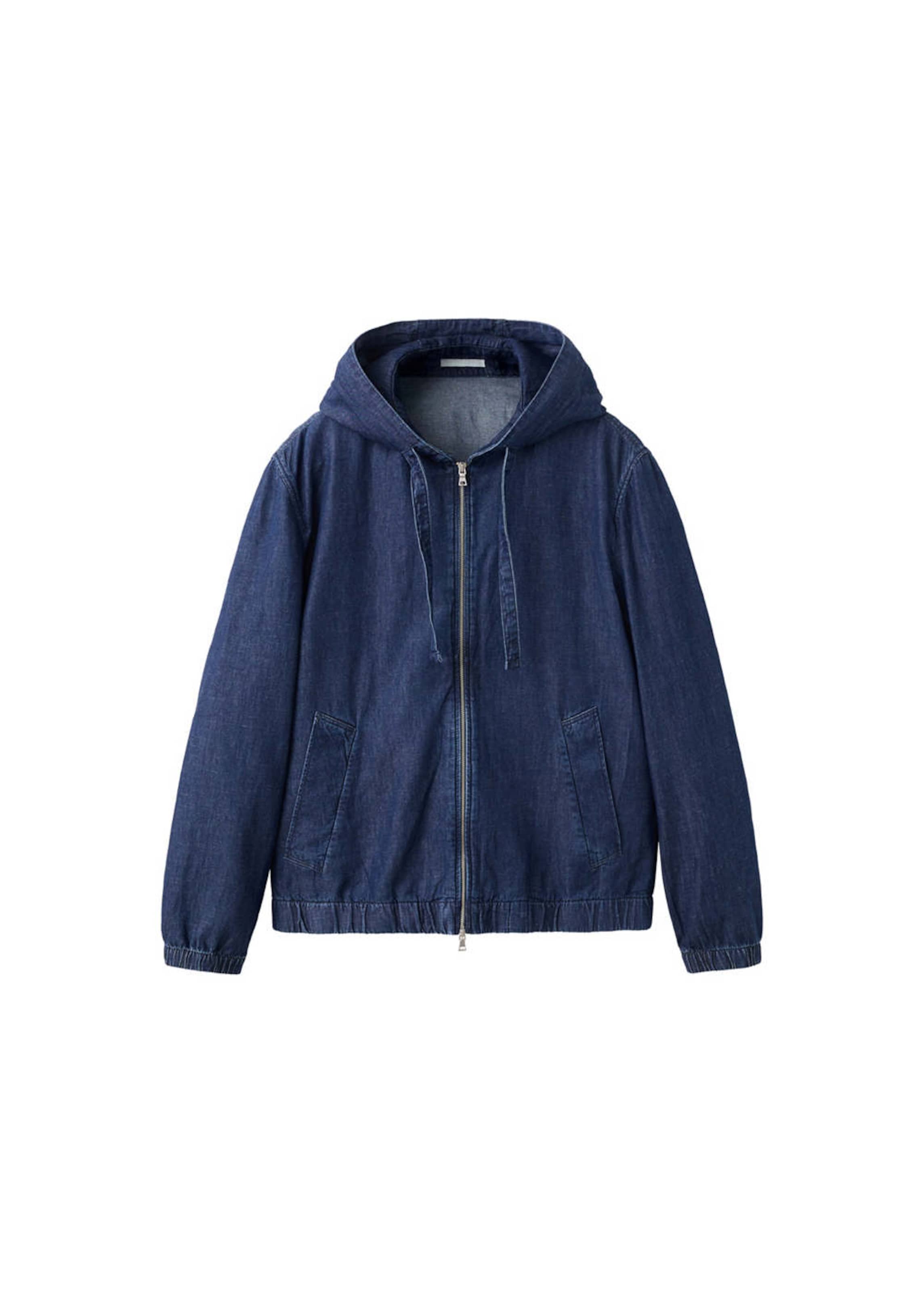 MANGO MAN Between-Season Jacket 'Deia' in Blue: front