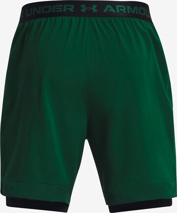 UNDER ARMOUR Regular Workout Pants ' Vanish' in Green