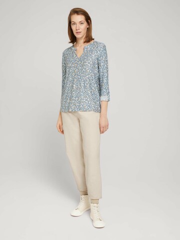 TOM TAILOR Bluse in Blau