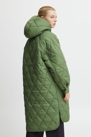 ICHI Between-Seasons Coat in Green