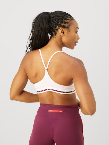 NIKE Korzet Športová podprsenka 'INDY' - Ružová