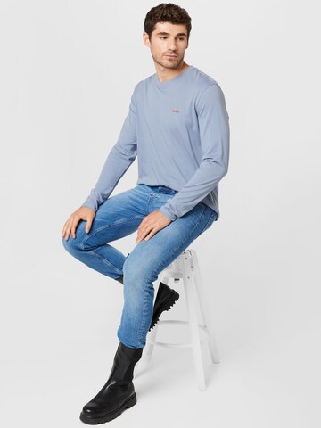 HUGO Shirt 'Derol 222' in Blau